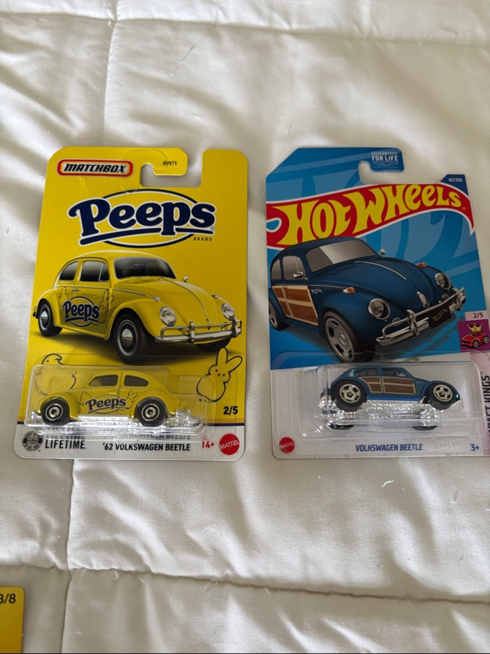 Match Peeps Yellow Volkswagen Beetle Toy Car - Packaged